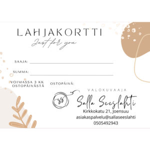 Lahjakortti